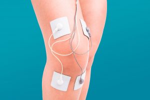Elektrotherapie am Knie